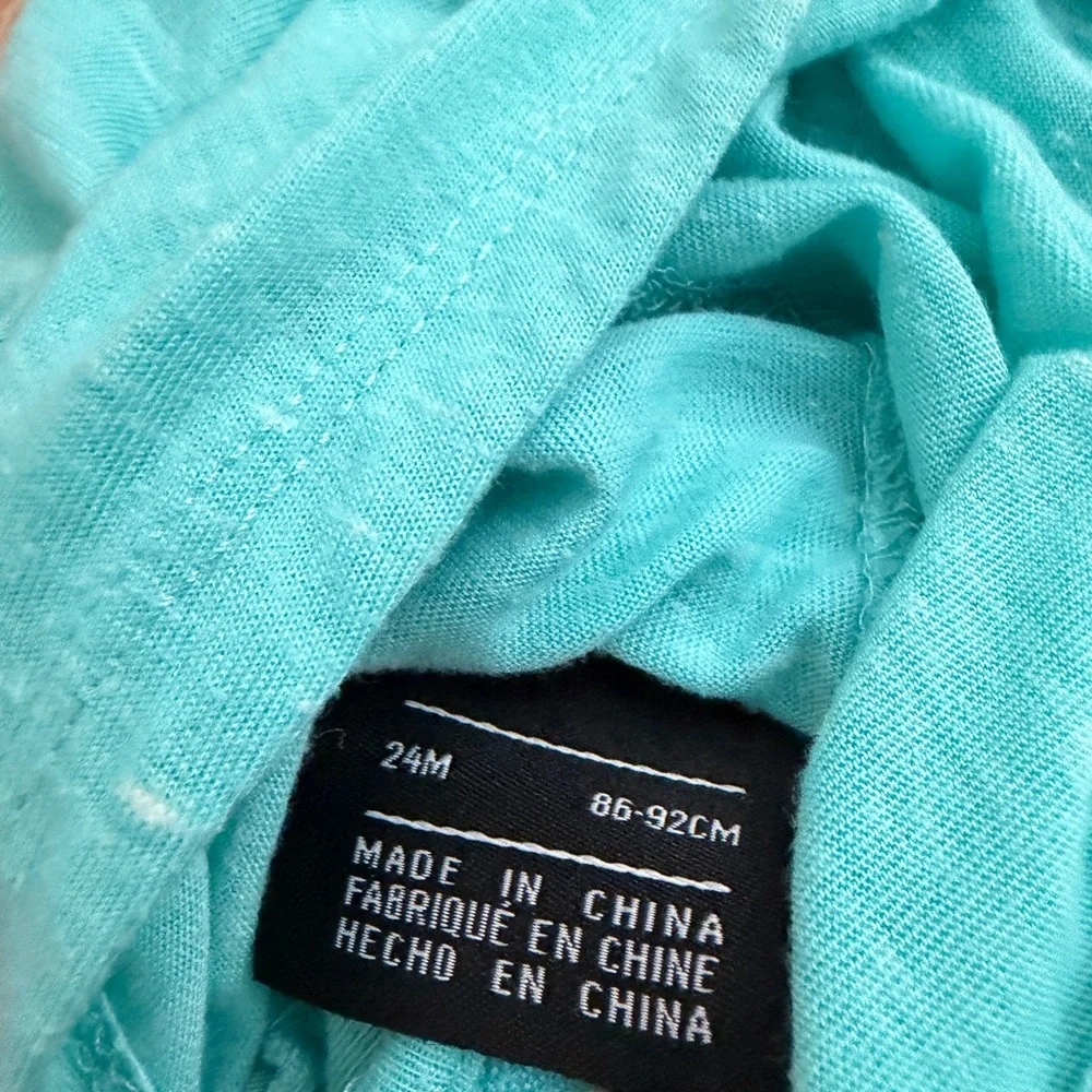 Nike Aqua Blue Kids Apparel - Picture 2 of 2